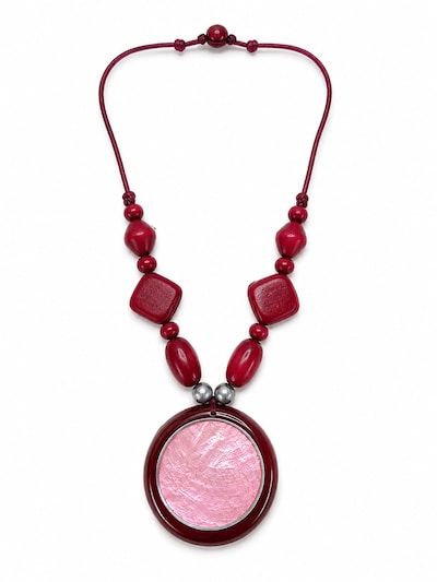 COLLEZIONE ALESSANDRO Kette 'Nacre'‌‌‌‌‌ in Onesize in rot, Produktansicht