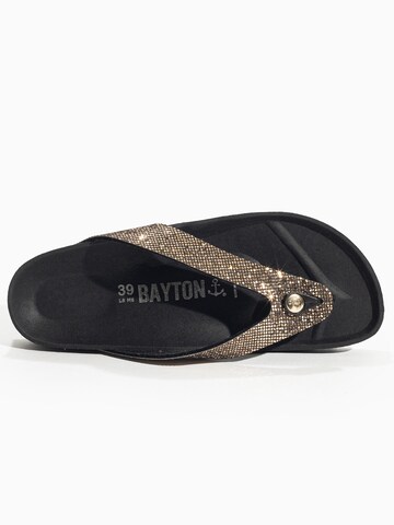 Bayton - Sandalias de dedo en bronce
