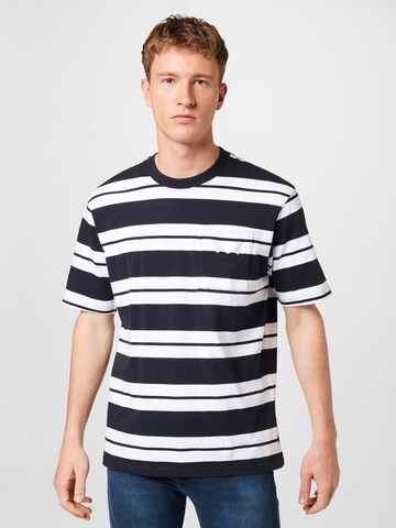 LEVI'S ® Shirt 'Stay Loose Graphic Pkt T' in Zwart: voorkant