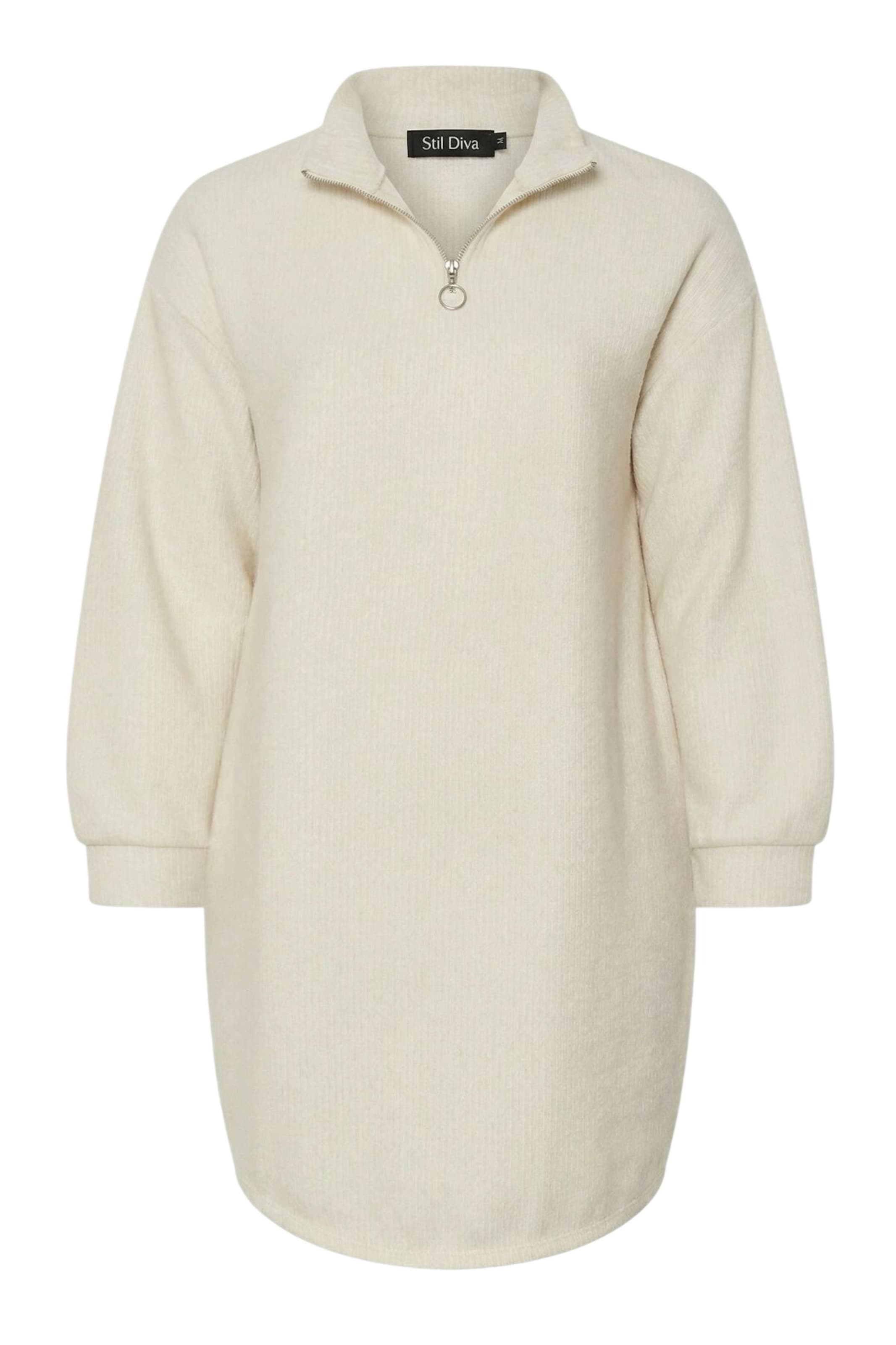 Stil Diva Dress in Beige: front