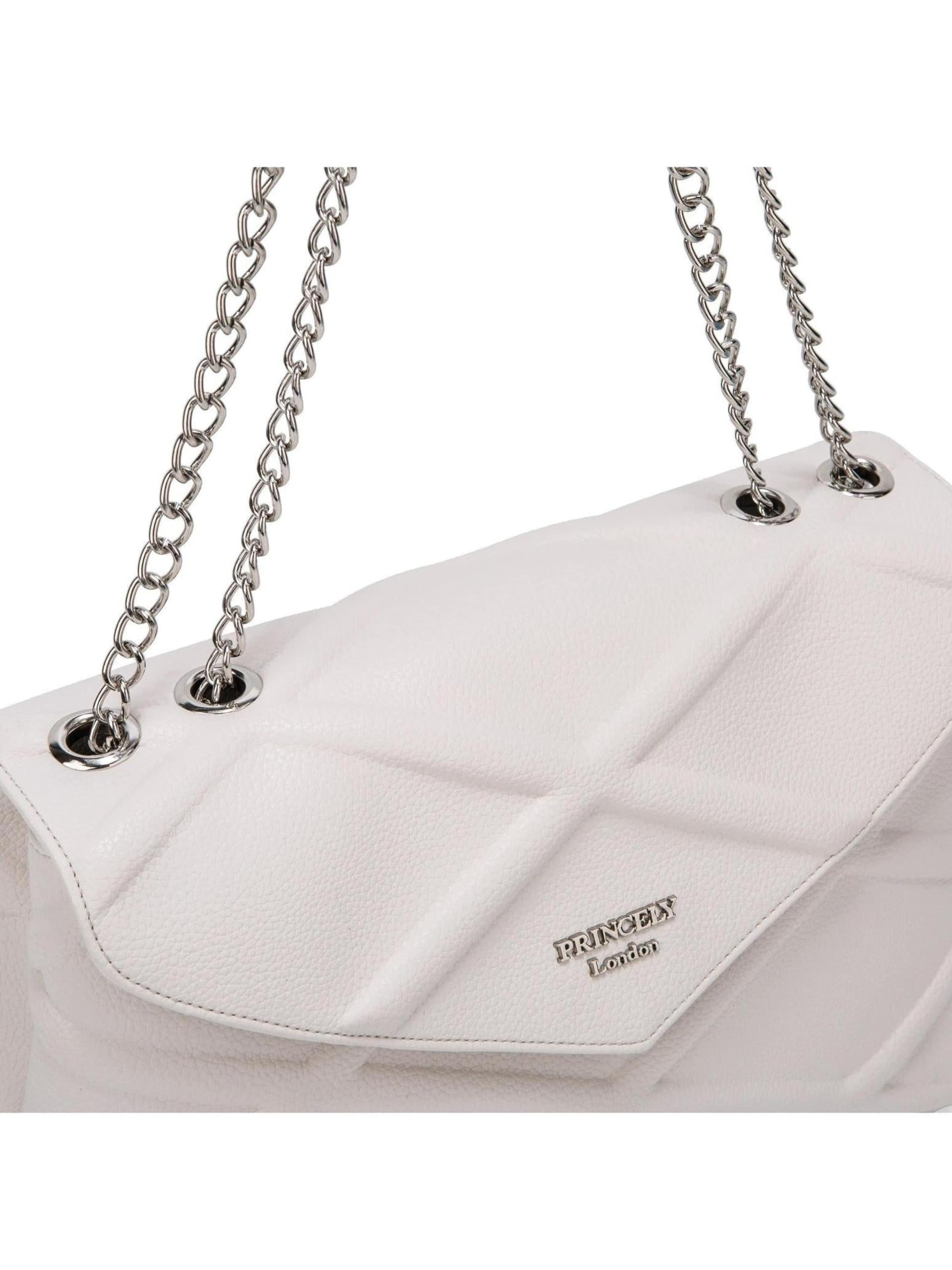 Princely London - Bolso de hombro 'Chaunhi' en blanco