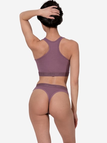 Bustino Reggiseno ' Sports-Collection mit breiten Trägern ' di Yenita in colori misti