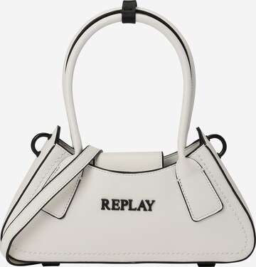 REPLAY Handbag in White: front