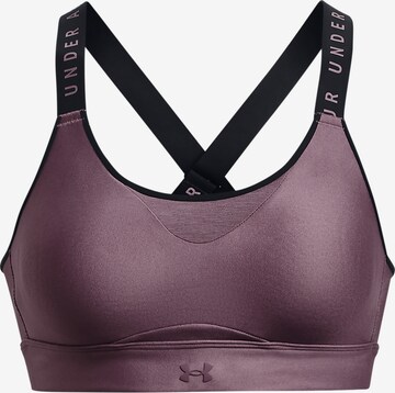 UNDER ARMOUR Športová podprsenka ' Infinity High ' - fialová: predná strana