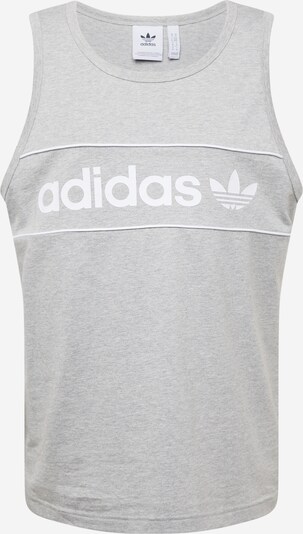 ADIDAS ORIGINALS T-Shirt en gris chiné / blanc, Vue avec produit