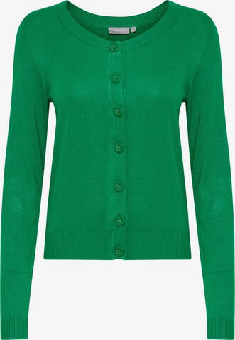 Fransa Knit Cardigan 'ZUVIC' in Green: front