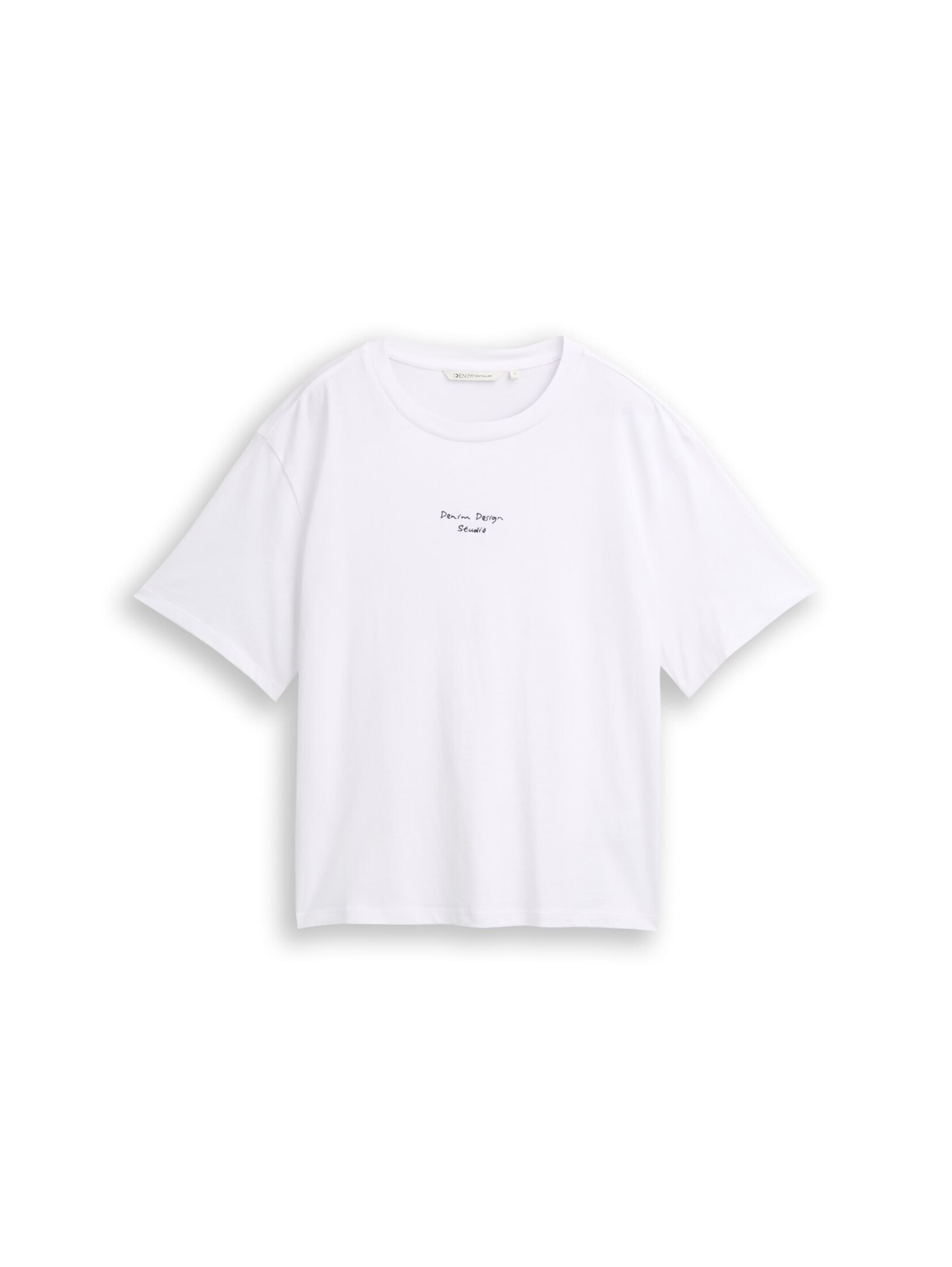 TOM TAILOR DENIM Shirt in White: front