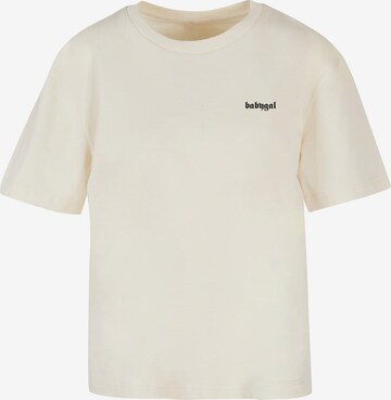 T-shirt 'Babygal' Mister Tee en blanc : devant