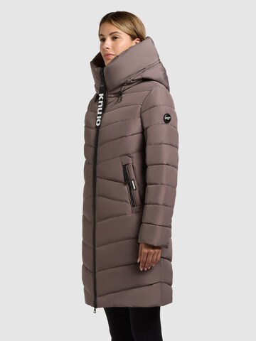 khujo Mantel in Braun