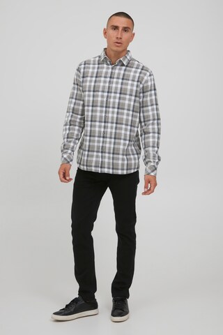 !Solid Comfort fit Button Up Shirt 'SDTerkil' in Grey