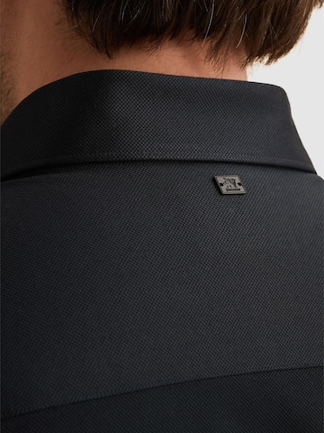 Regular fit Camicia 'Elevated Knit shirt' di VANGUARD in nero