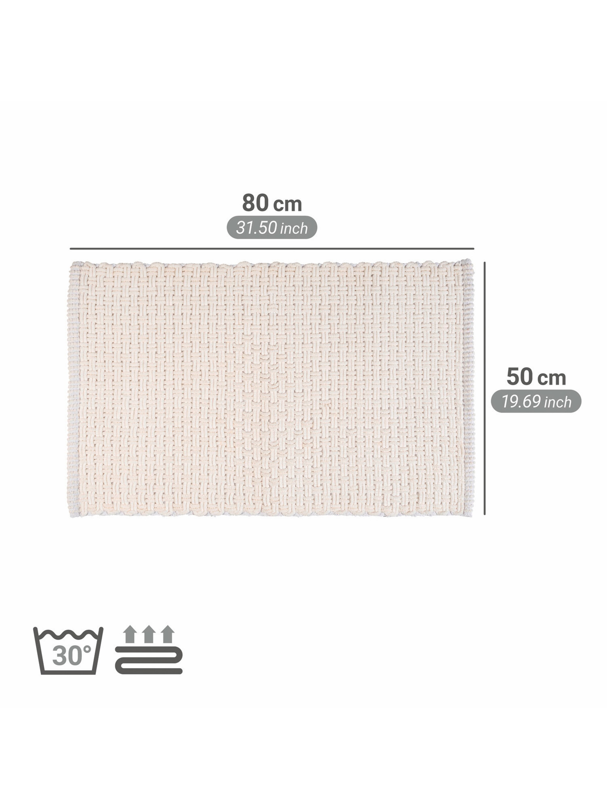 Wenko Badematte 'Ecoli' in Weiß