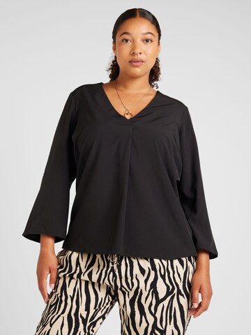 Vero Moda Curve Blouse 'VMCEva' in Black: front