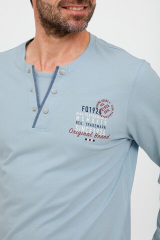 FQ1924 Henleyshirt 'ROLF' in Blau