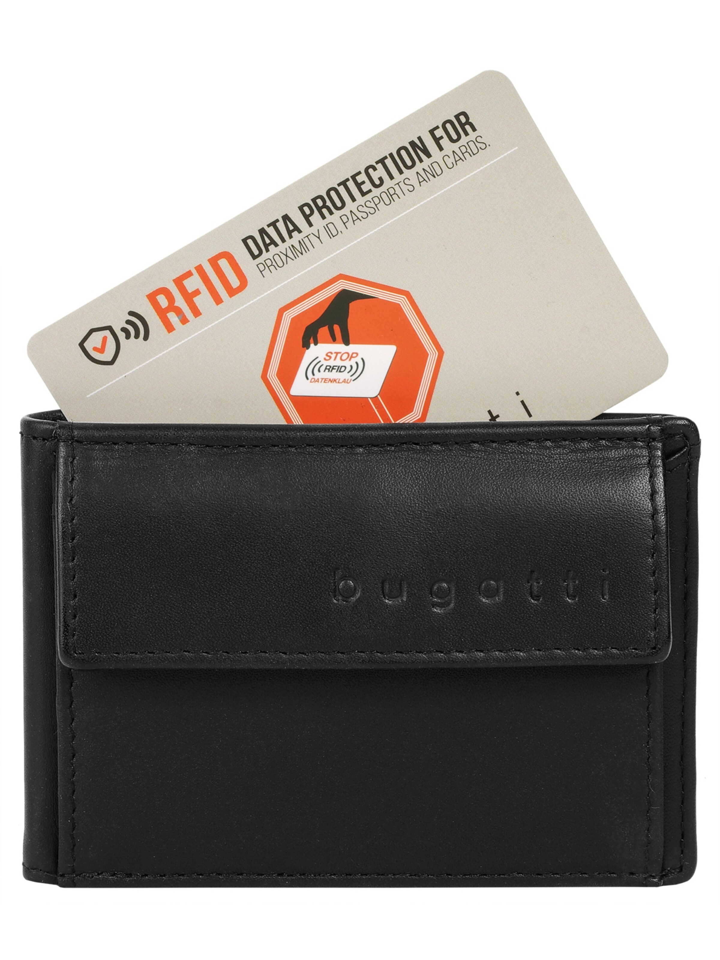 bugatti Wallet 'SUPER SLIM RFID' in Black