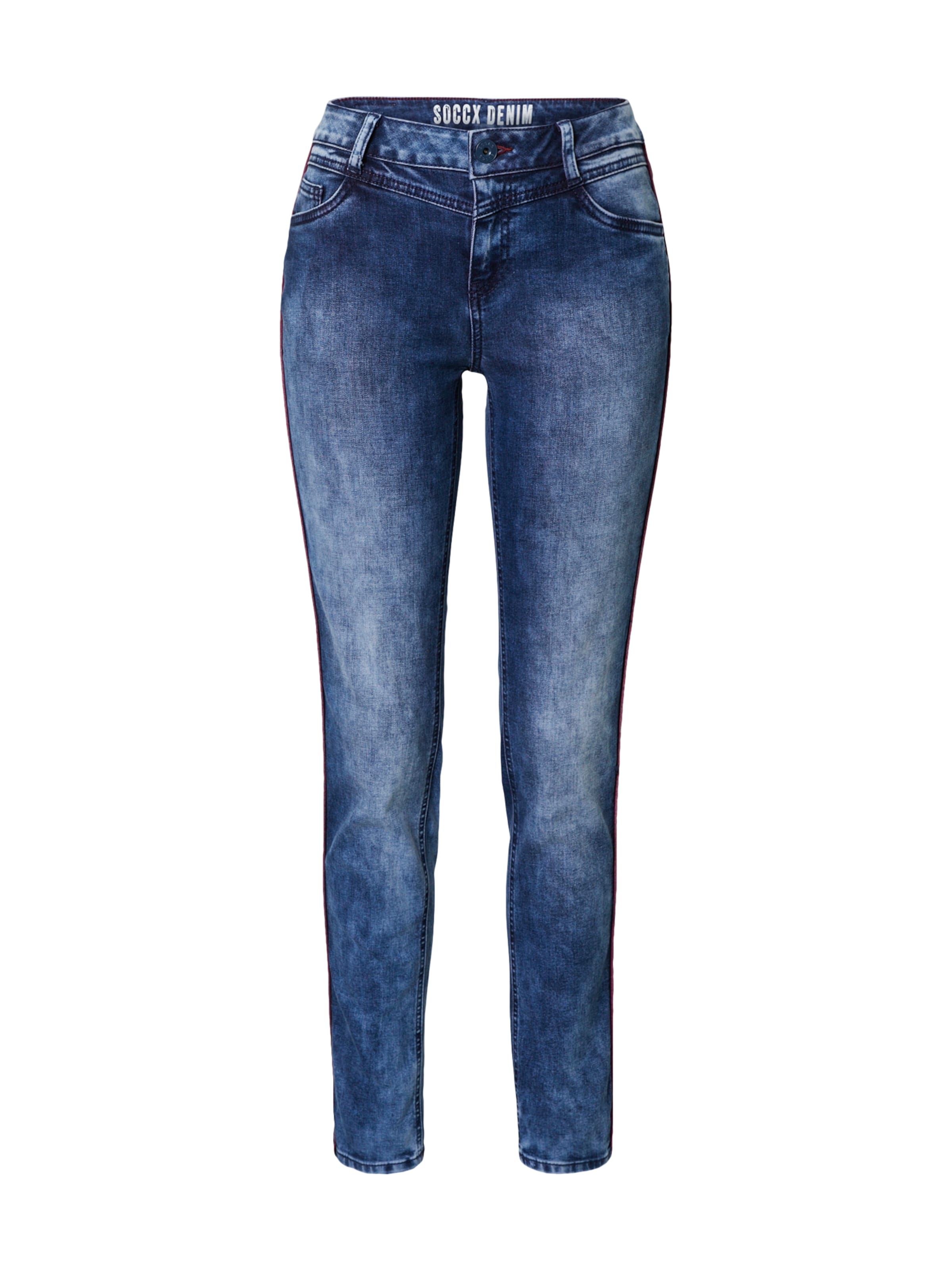 Taglie comode zMmO8 Soccx Jeans in Blu 