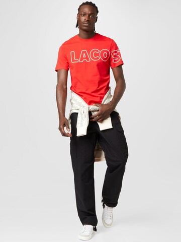 LACOSTE T-Shirt in Rot