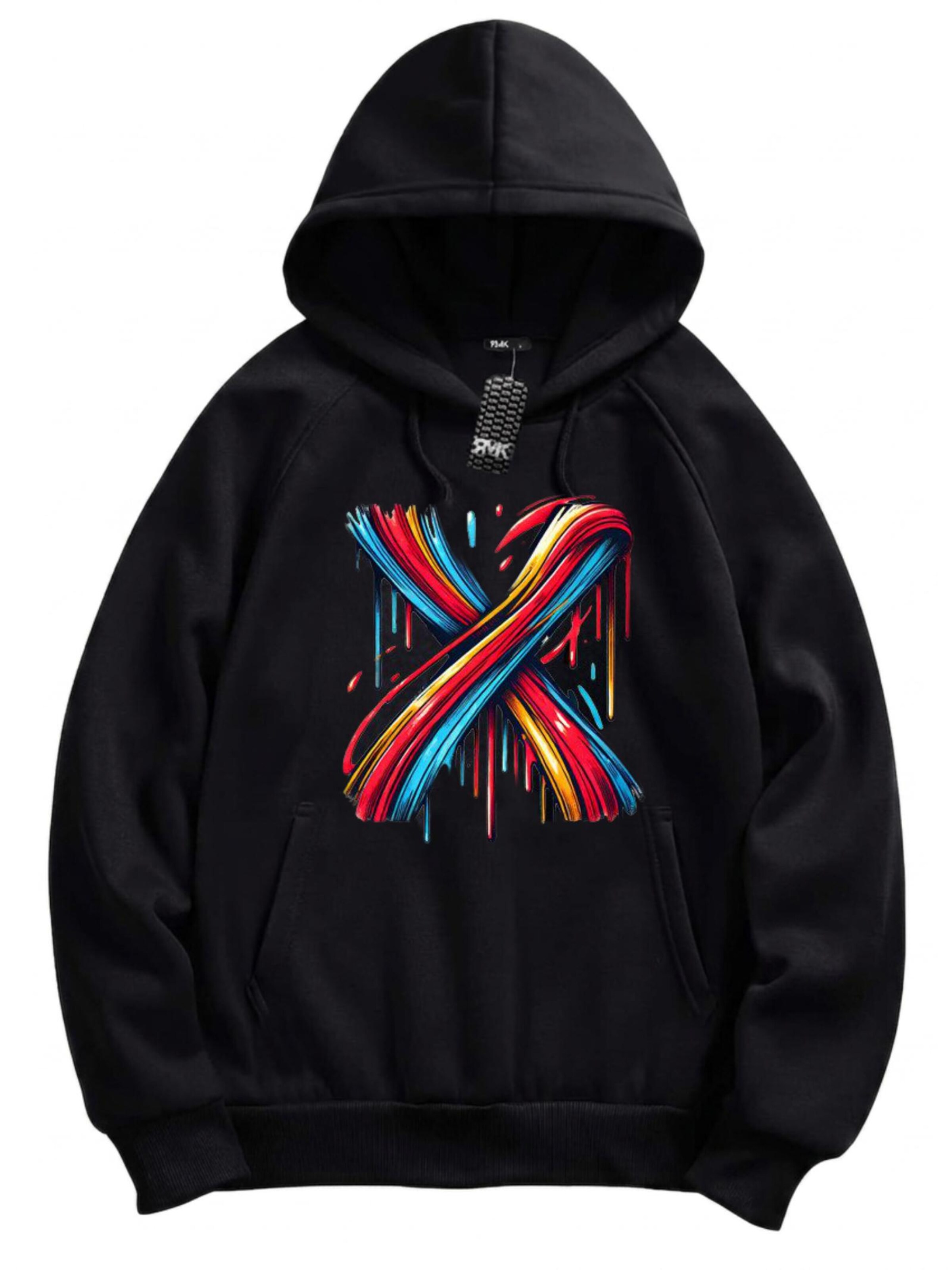 RMK Sweatshirt 'X'‌‌‌‌‌‌‌‌‌ in Schwarz: Vorderseite