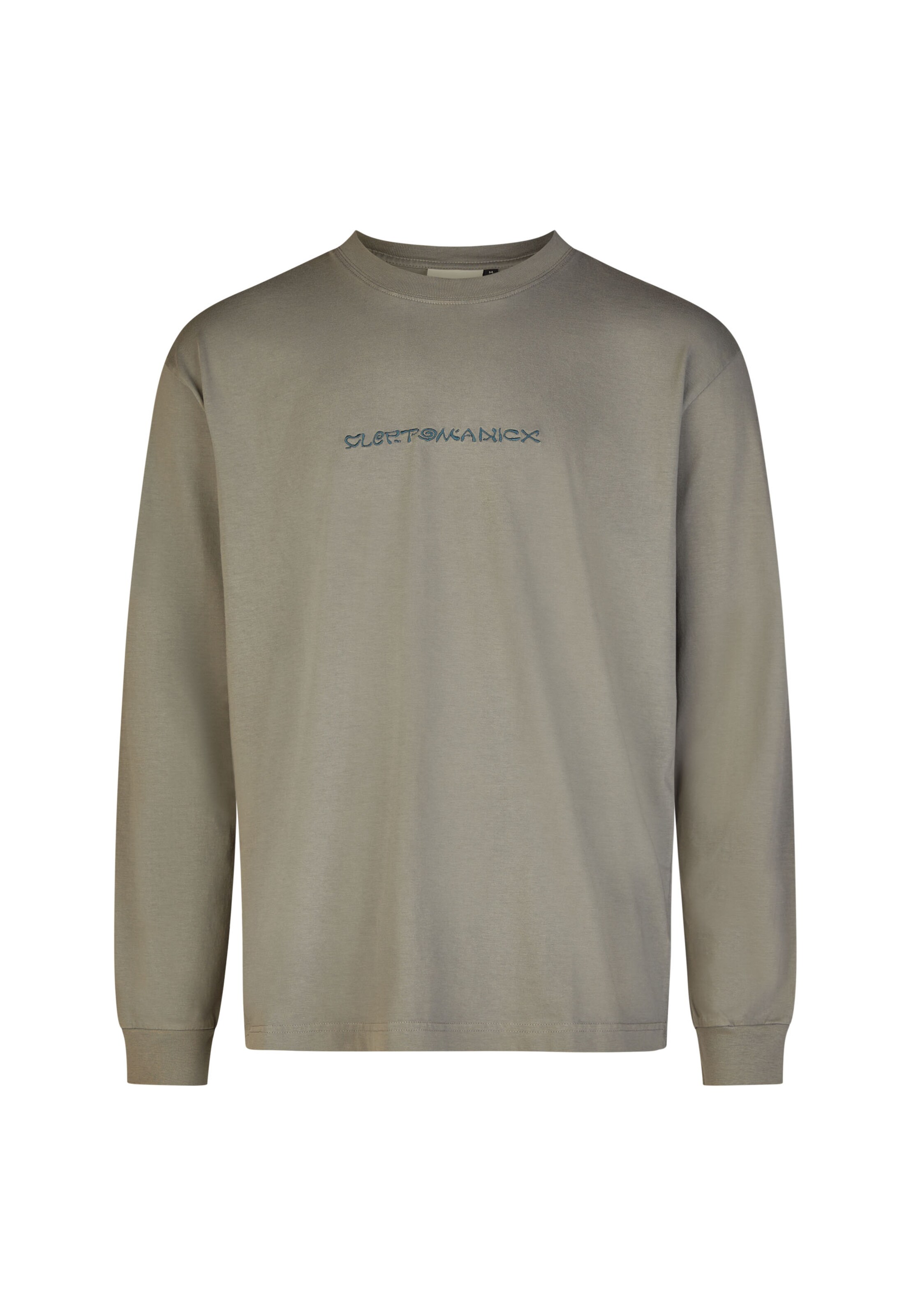 Cleptomanicx Shirt 'Mysto Typo' in Grey: front