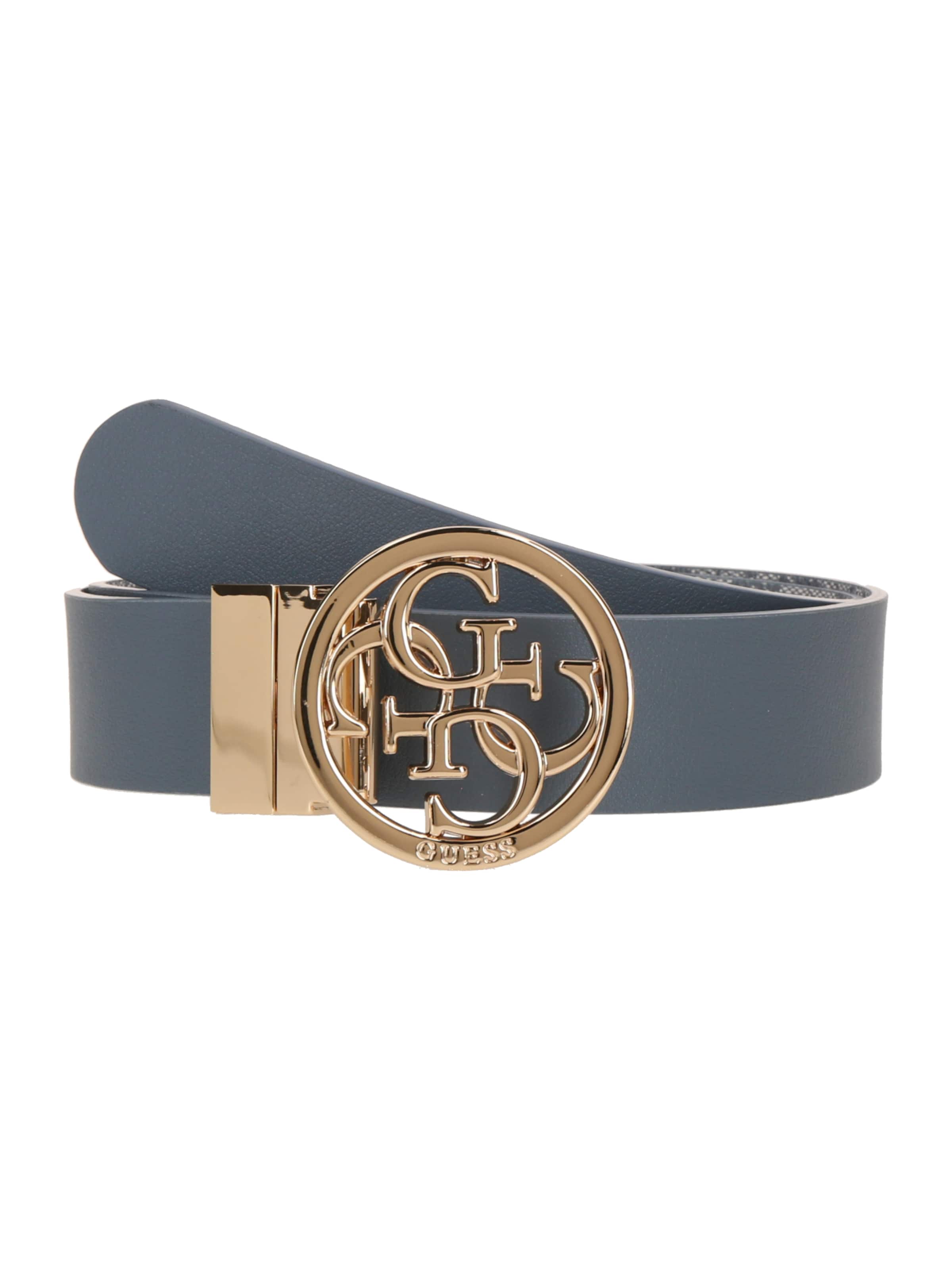 GUESS Колан 'NOELLE ADJ & REV PANT BELT H35' в синьо: отпред