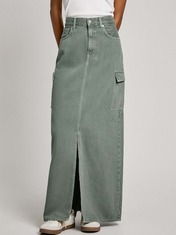 Jupe Pepe Jeans en vert : devant