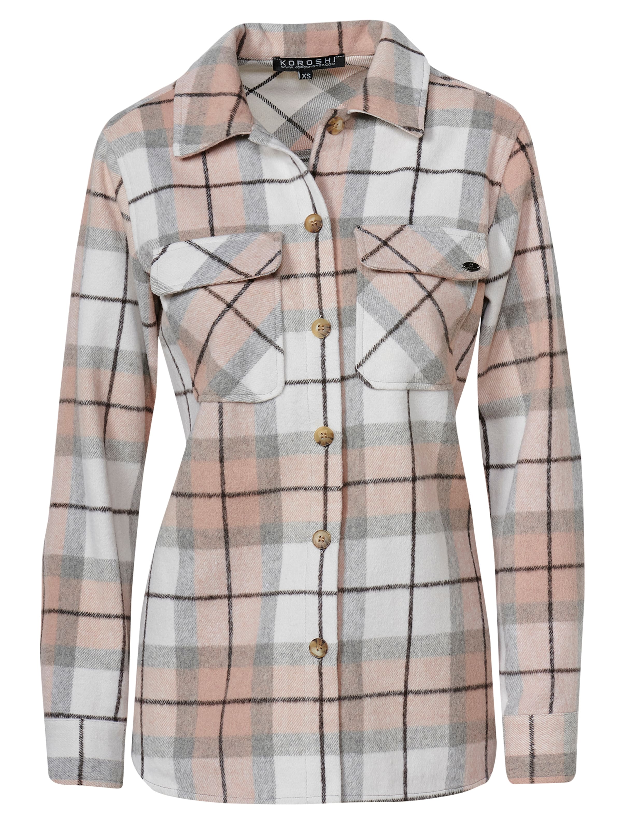 KOROSHI Blouse in Mixed colours: front