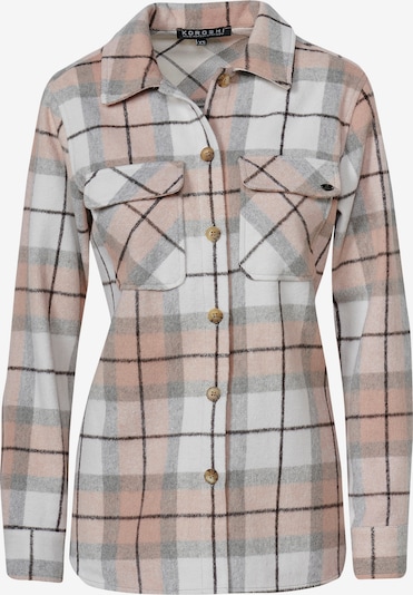 Palaidinė iš KOROSHI, spalva – pilka / ryškiai rožinė spalva / juoda / balta, Prekių apžvalga