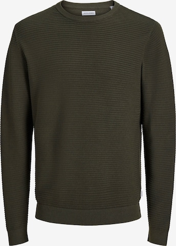 JACK & JONES Pullover 'JJEBRODY' in Grün: Vorderseite