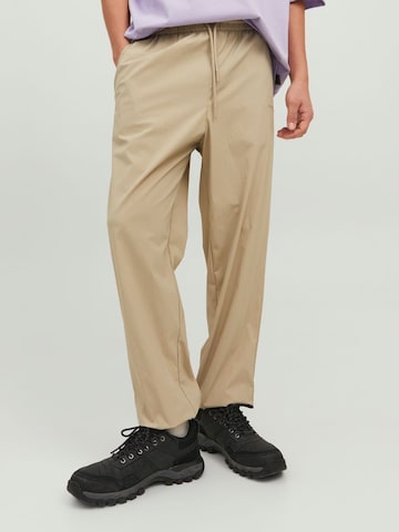 JACK & JONES Tapered Bukser i beige: forside