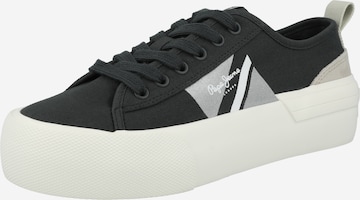 Pepe Jeans Sneakers laag 'ALLEN' in Zwart: voorkant