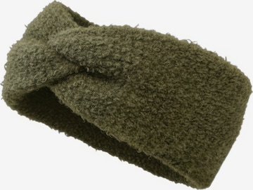 styleBREAKER Headband 'Stirnband in Teddyfell Optik' in Green: front