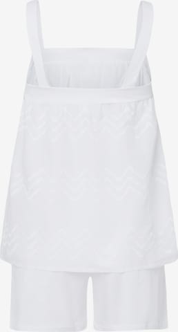 Hanro Short Pajama Set ' Vivien ' in White