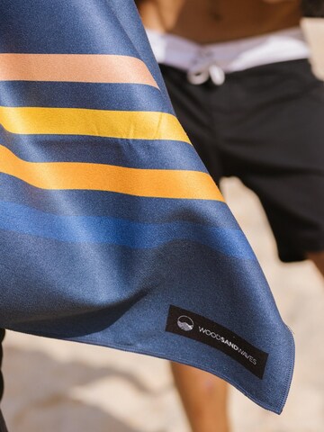 woodsandwaves Towel 'Calm Cruise' in Blue