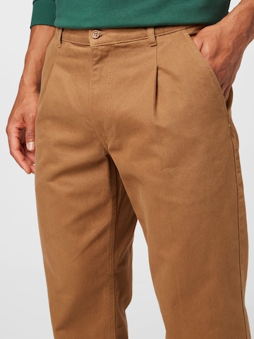 Regular Pantalon à pince 'Ben' Woodbird en beige