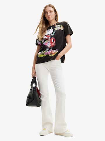 Desigual Majica 'Arty Mickey Mouse' | črna barva