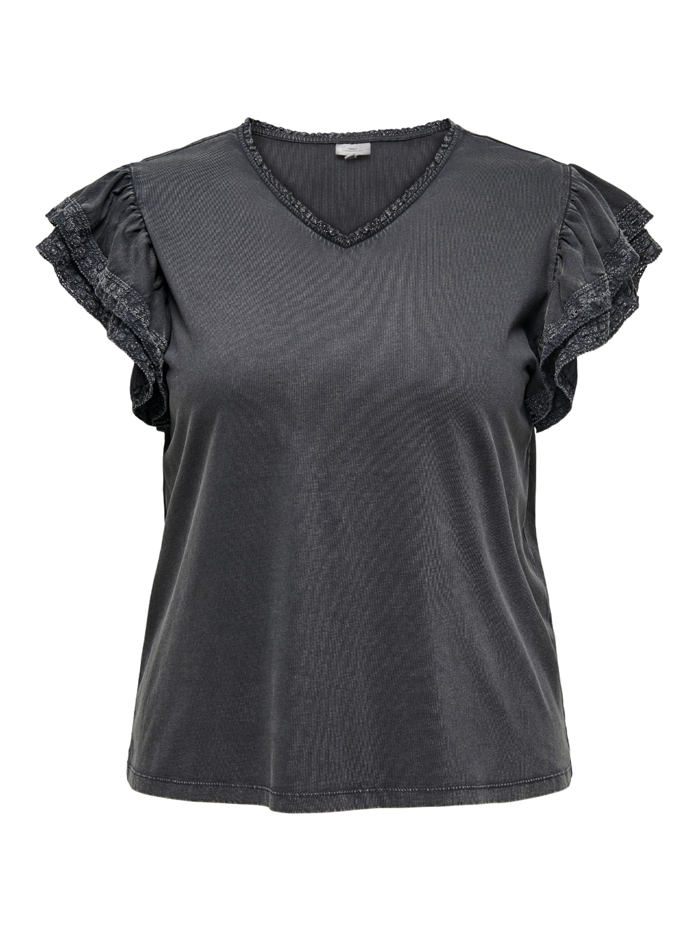 ONLY Carmakoma Shirt in Grey: front