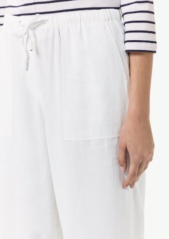 comma casual identity - Perna larga Calças em branco