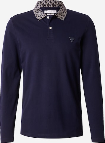 T-Shirt GUESS en bleu : devant