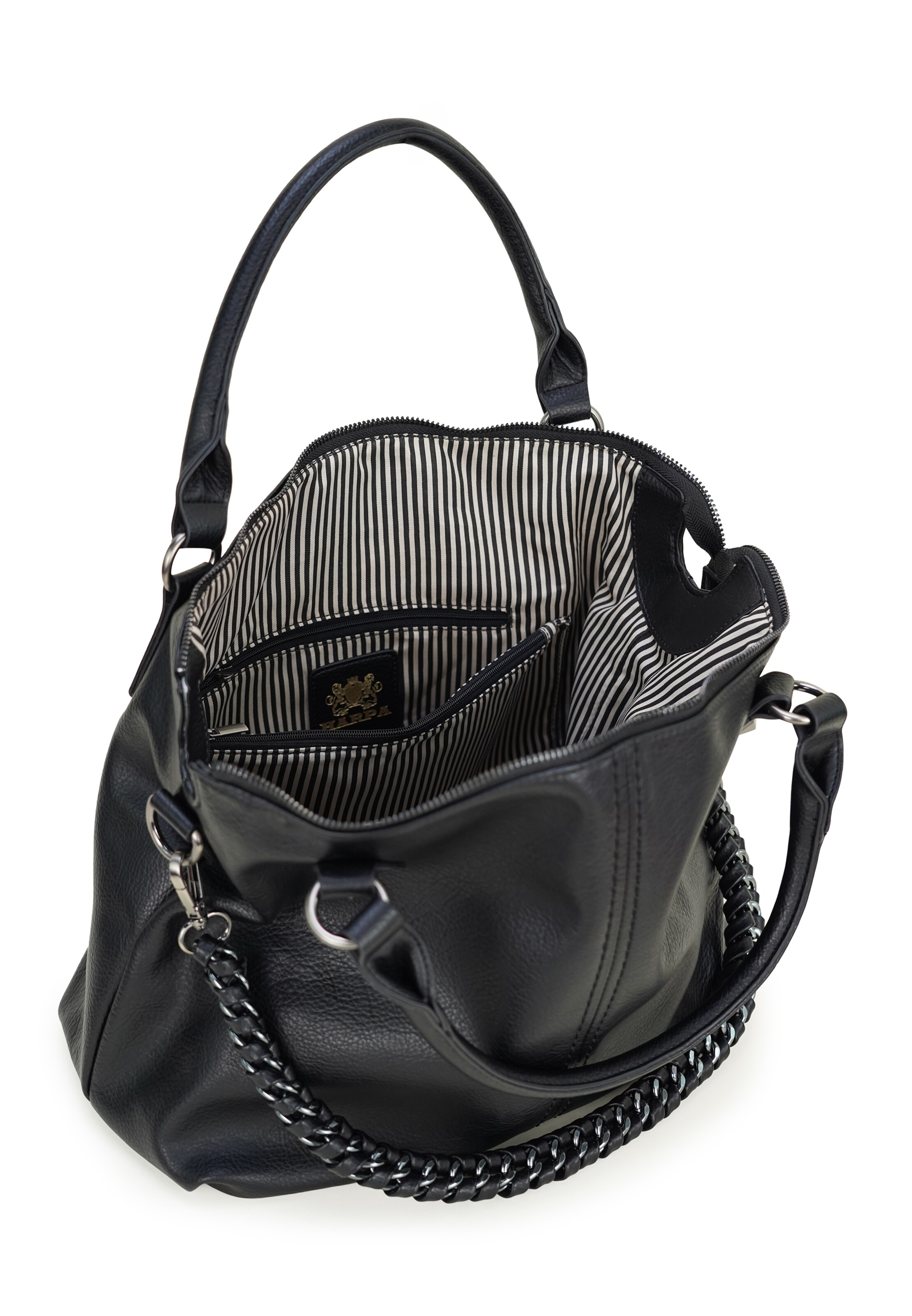 HARPA Schultertasche 'MAXX' in Schwarz