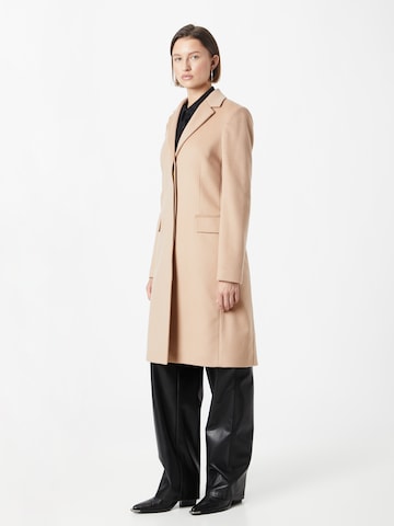Palton de primăvară-toamnă 'Essential' de la Calvin Klein pe bej: față