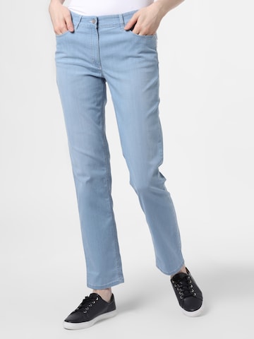 ZERRES Slimfit Jeans 'Cora' in Blauw: voorkant