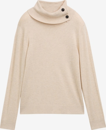TOM TAILOR Trui in Beige: voorkant