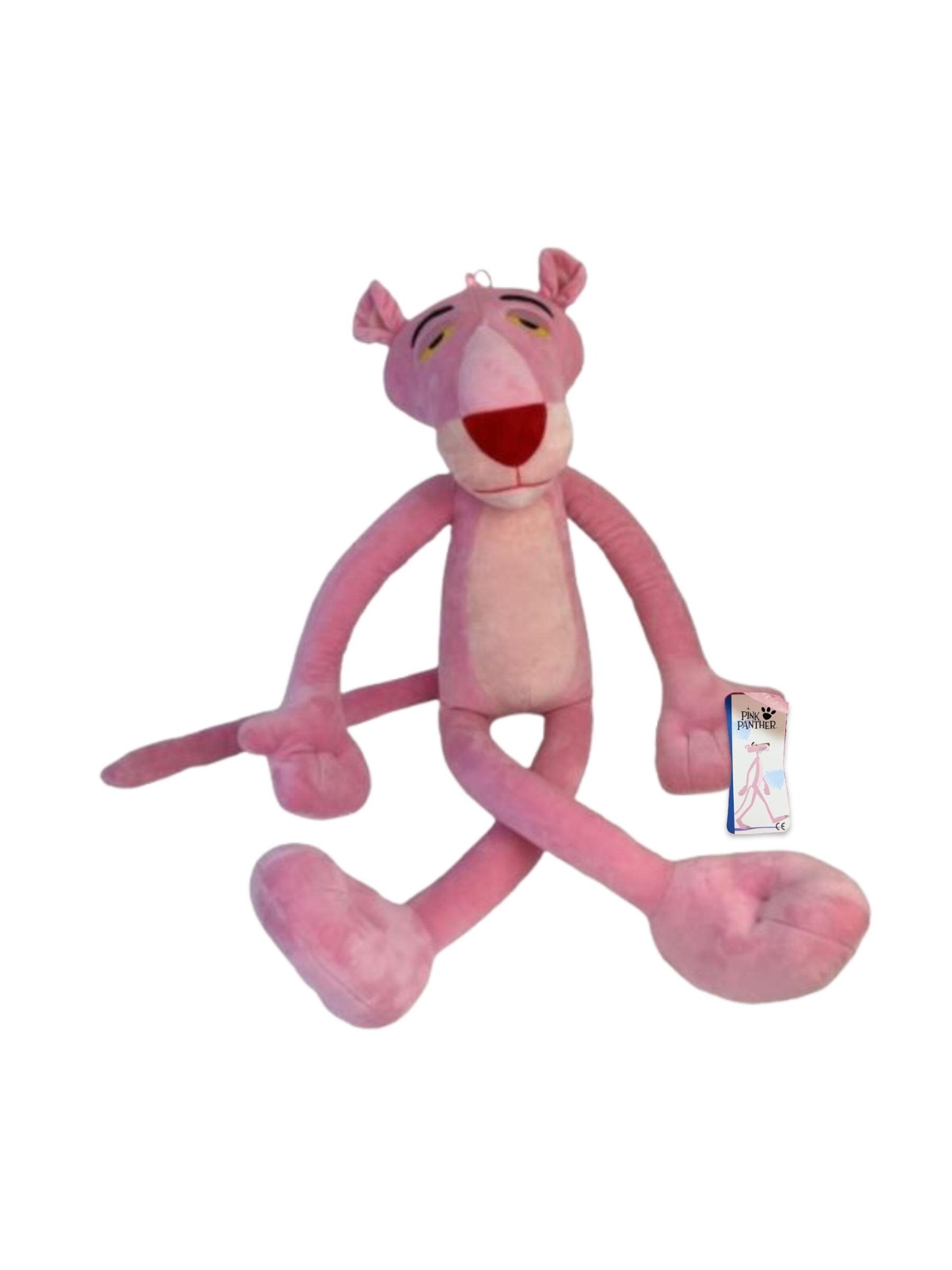 Animaux en peluche 'ROSA PANTHER Plüschfigur 40cm mit Aufhängeband' DISNEY en rose : devant