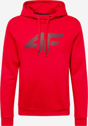 4F Athletic Sweatshirt in Red: front