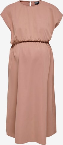 Only Maternity - Vestido en marrón: frente