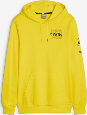 PUMA Athletic Sweatshirt 'Borussia Dortmund' in Yellow: front