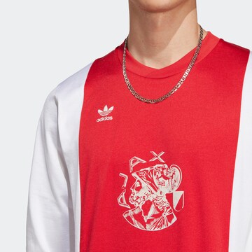 T-Shirt 'Ajax' ADIDAS ORIGINALS en rouge