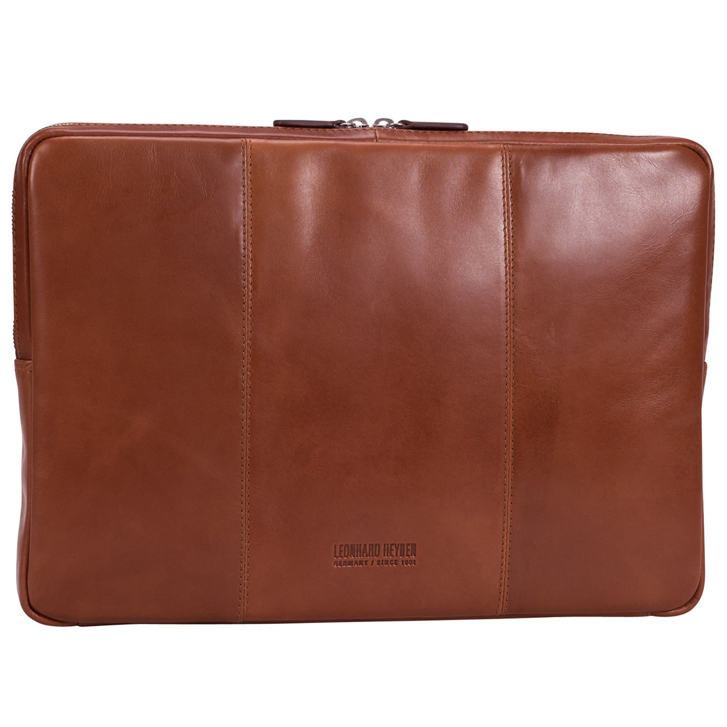 LEONHARD HEYDEN Laptop bag 'Cambridge' in Brown: front