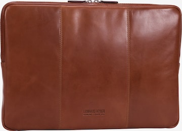 LEONHARD HEYDEN Laptop Bag 'Cambridge' in Brown: front