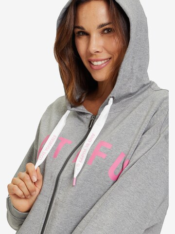 Betty Barclay Zip-Up Hoodie in Grey